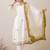 Floral Embroidered Sequinned Pure Cotton Straight Kurta With Trousers & Dupatta