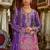 Ethnic Motifs Embroidered Thread Work Chinon Kurta with Sharara & With Dupatta