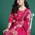 Floral Printed Regular Pure Cotton Kurta with Trousers & Dupatta