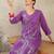 Floral Embroidered V-Neck Straight Thread Work Pure Cotton Kurta With Trouser