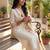 Women Floral Embroidered Regular Thread Work Linen Kurta with Trousers & With Dupatta
