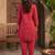 Women Ethnic Motifs Printed Regular Gotta Patti Kurta with Trousers