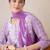 Floral Embroidered Round Neck Pure Cotton Straight Kurta With Trousers & Dupatta