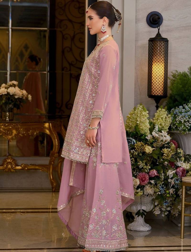 Women Ethnic Motifs Embroidered Regular Mirror Work Kurta with Sharara & With Dupatta