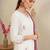 Embroidered V-Neck Thread Work Pure Cotton Straight Kurta With Trousers & Dupatta