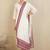 Embroidered V-Neck Thread Work Pure Cotton Straight Kurta With Trousers & Dupatta