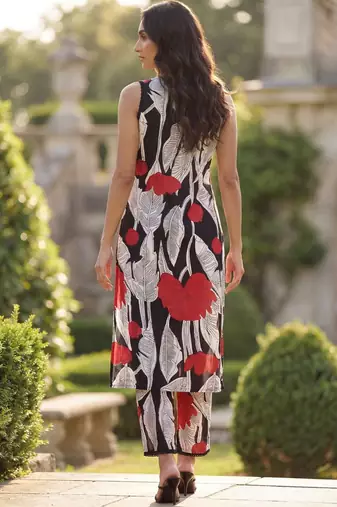 Women Floral Printed Regular Pure Cotton Kurta with Trousers
