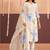 Women Floral Printed Regular Sequinned Linen Kurta with Trousers & With Dupatta