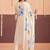Women Floral Printed Regular Sequinned Linen Kurta with Trousers & With Dupatta