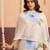 Women Floral Printed Regular Sequinned Linen Kurta with Trousers & With Dupatta