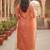 Floral Embroidered Thread Work Straight Kurta With Trousers & Dupatta