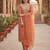 Floral Embroidered Thread Work Straight Kurta With Trousers & Dupatta