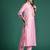 Floral Embroidered Thread Work Kurta with Trousers & With Dupatta