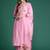 Floral Embroidered Thread Work Kurta with Trousers & With Dupatta