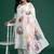 Plus Size Embroidered Regular Mirror Work Kurta with Trousers & With Dupatta