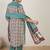 Plus Size Multi Printed A-Line Kurta Trousers With Dupatta Set