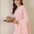 Women Ethnic Motifs Printed Regular Linen Kurta with Trousers & With Dupatta
