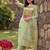 Women Ethnic Motifs Embroidered Regular Mirror Work Kurta with Trousers & With Dupatta