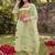 Women Ethnic Motifs Embroidered Regular Mirror Work Kurta with Trousers & With Dupatta