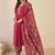 Women Ethnic Motifs Printed Regular Beads and Stones Pure Cotton Kurta with Patiala & With Dupatta