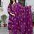 Women Floral Printed Regular Thread Work Pure Cotton Kurta with Trousers & With Dupatta