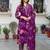 Women Floral Printed Regular Thread Work Pure Cotton Kurta with Trousers & With Dupatta