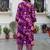 Women Floral Printed Regular Thread Work Pure Cotton Kurta with Trousers & With Dupatta