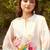 Mandarin Collar Floral Printed Beads and Stones Kurta with Trouser & Dupatta