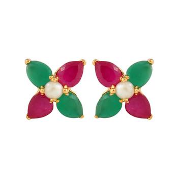 Floral Stud Earrings 1