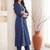 Women Ethnic Motifs Embroidered Regular Thread Work Pure Cotton Kurta with Trousers