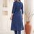 Women Ethnic Motifs Embroidered Regular Thread Work Pure Cotton Kurta with Trousers