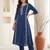 Women Ethnic Motifs Embroidered Regular Thread Work Pure Cotton Kurta with Trousers