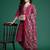 Women Floral Printed Regular Pure Cotton Kurta with Salwar & With Dupatta