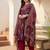 Women Ethnic Motifs Printed Regular Sequinned Pure Cotton Kurta with Trousers & With Dupatta