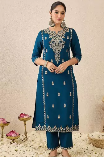 Women Ethnic Motifs Printed Kurta with Trousers & Dupatta