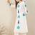 Floral Printed Panelled V-Neck Mirror Work A-Line Pure Cotton Kurta with Palazzos