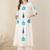 Floral Printed Panelled V-Neck Mirror Work A-Line Pure Cotton Kurta with Palazzos