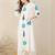 Floral Printed Panelled V-Neck Mirror Work A-Line Pure Cotton Kurta with Palazzos