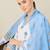 Floral Printed V-Neck Sequinned Pure Cotton Straight Kurta & Trouser With Dupatta