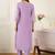 Floral Printed Thread Work Pure Cotton Kurta With Palazzos