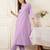 Floral Printed Thread Work Pure Cotton Kurta With Palazzos