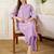 Floral Printed Thread Work Pure Cotton Kurta With Palazzos