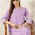 Floral Printed Thread Work Pure Cotton Kurta With Palazzos