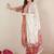 Floral Printed Pure Cotton V-Neck Straight Kurta with Salwar and Dupatta