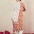 Floral Printed Pure Cotton V-Neck Straight Kurta with Salwar and Dupatta