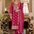 Ethnic Motifs Embroidered Zari Kurta with Trousers & Dupatta