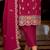 Ethnic Motifs Embroidered Zari Kurta with Trousers & Dupatta