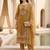 Women Floral Embroidered Regular Sequinned Kurta with Trousers & With Dupatta