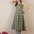 Floral Printed V-Neck Pure Cotton A-Line Kurta With Trouser