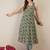 Floral Printed V-Neck Pure Cotton A-Line Kurta With Trouser